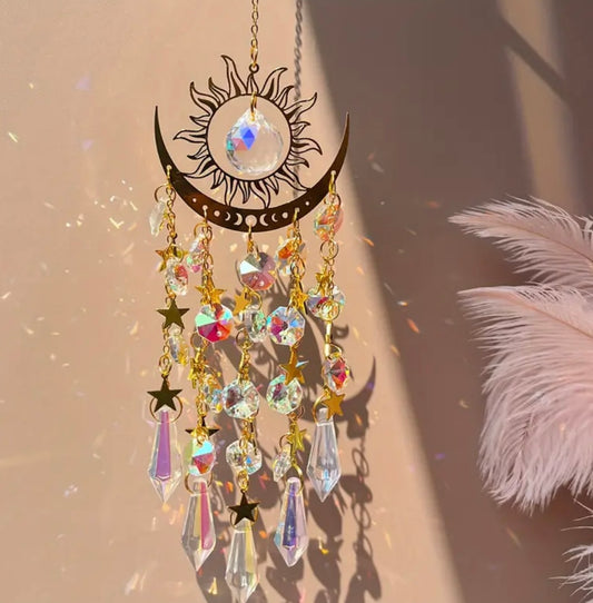 Hanging Crystallized Sun Catcher