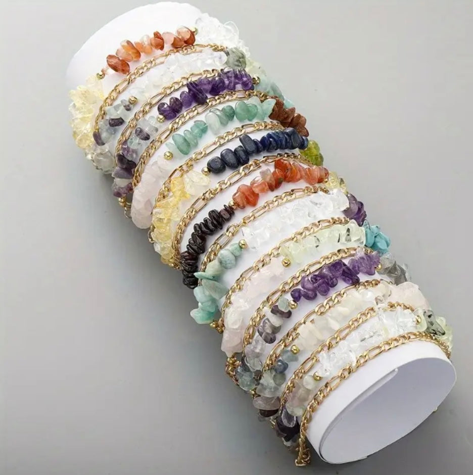 Crystallized & Beaded Zodiac Sign Fashion Bracelets