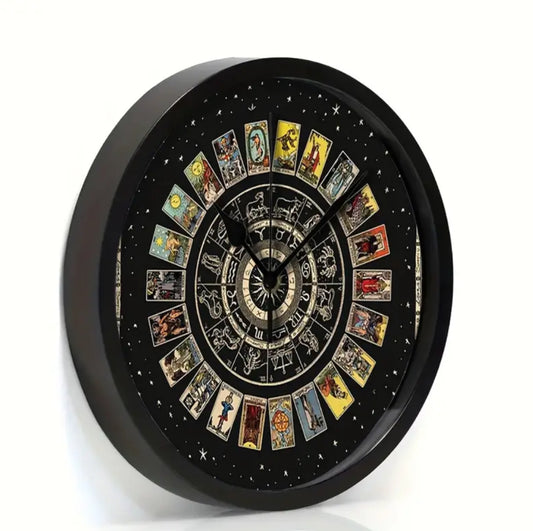 Tarot Card Astrology Analog Clock