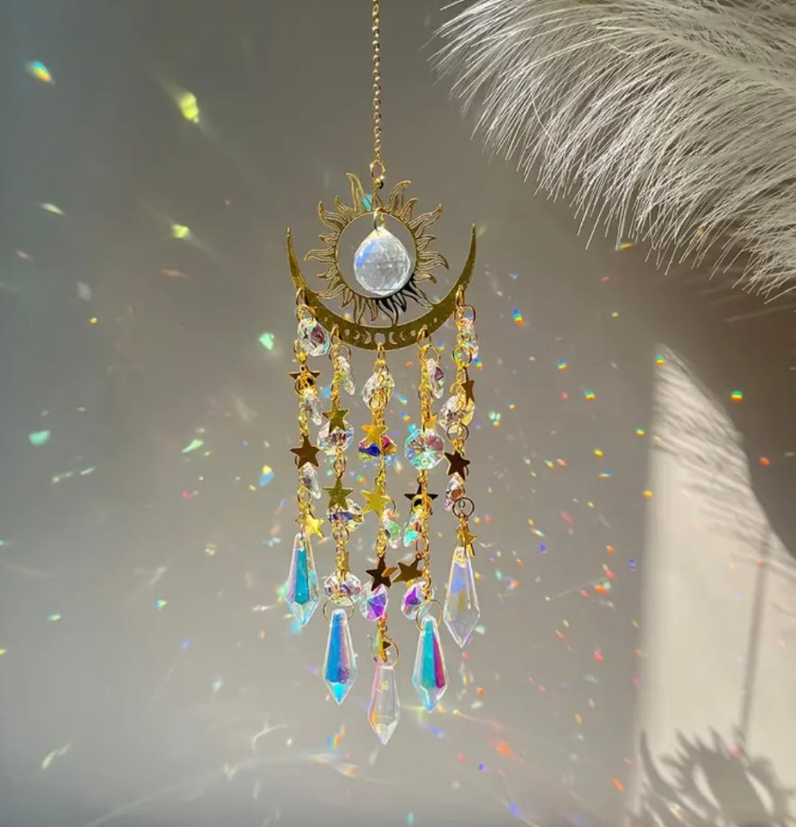 Hanging Crystallized Sun Catcher