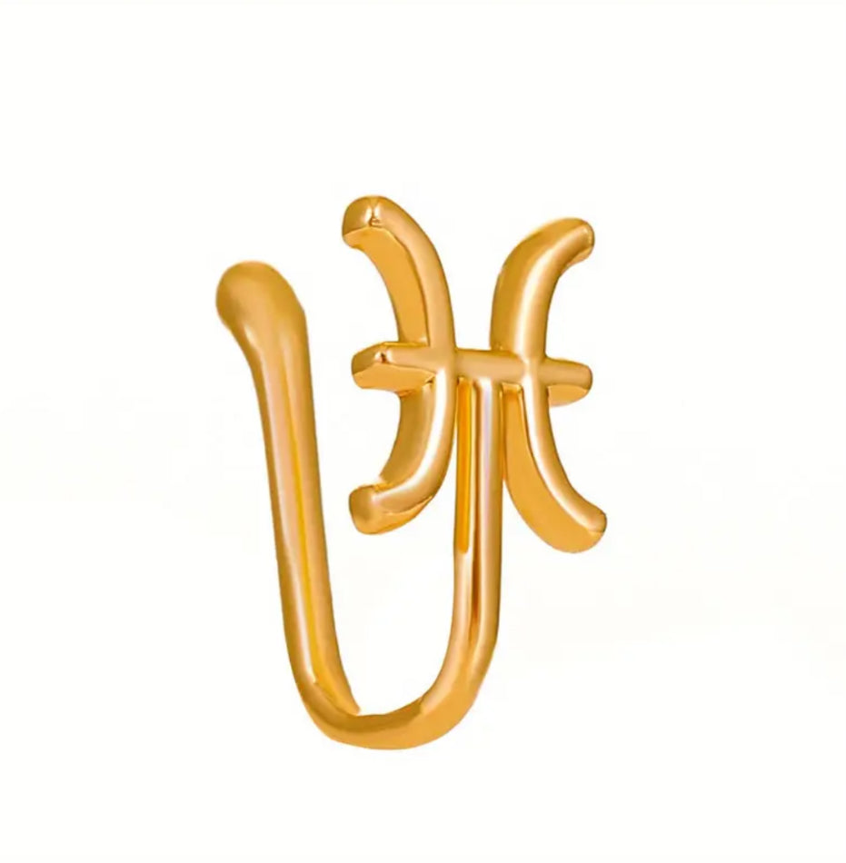 Fashionable Zodiac Sign Nose Rings