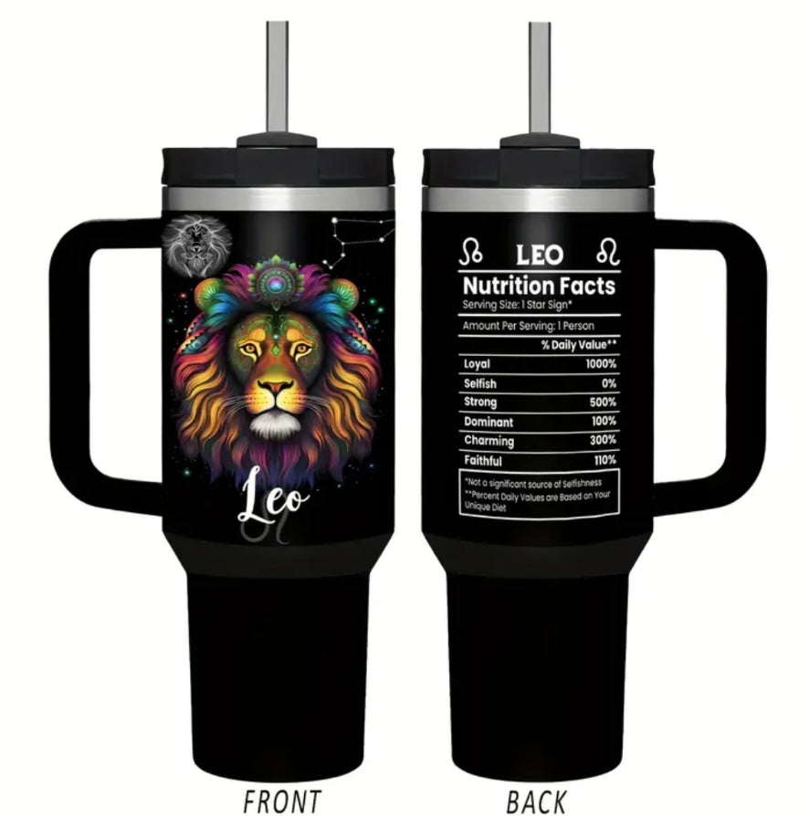 Zodiac Sign Tumblers With Nutritional Facts