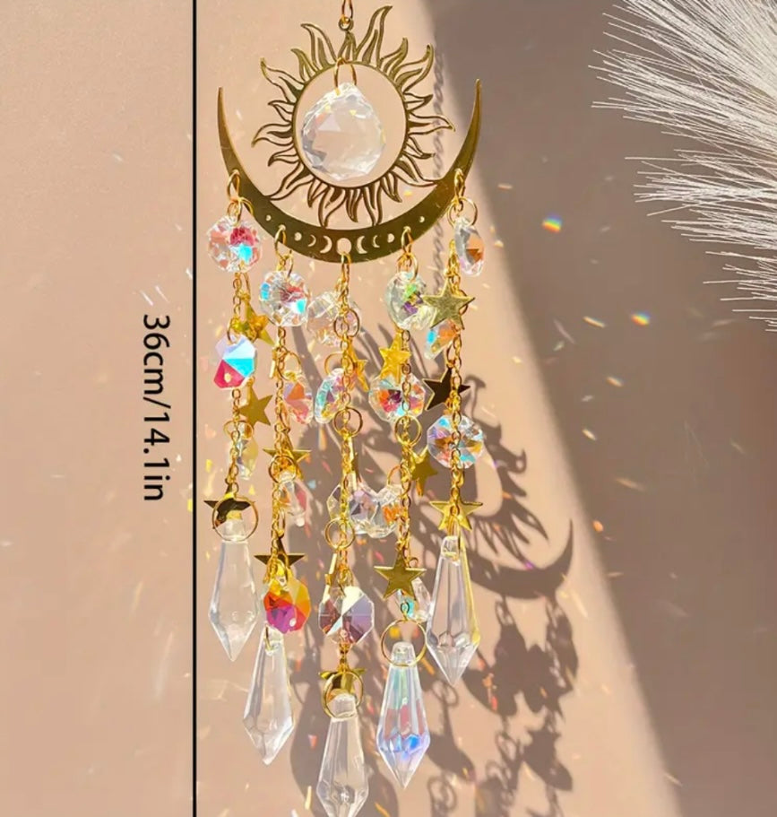 Hanging Crystallized Sun Catcher